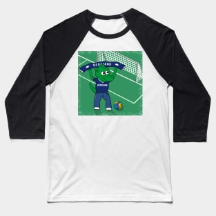 Dino Scotland Football Fan Baseball T-Shirt